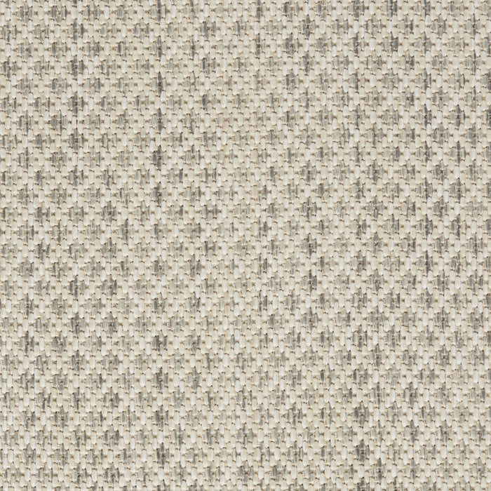 10' X 14' Cream Geometric Power Loom Area Rug