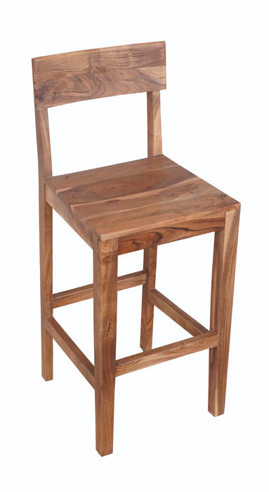 30" Solid Wood Bar Height Bar Chair