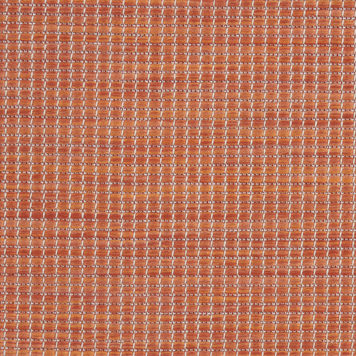 10' Rust Power Loom Runner Rug