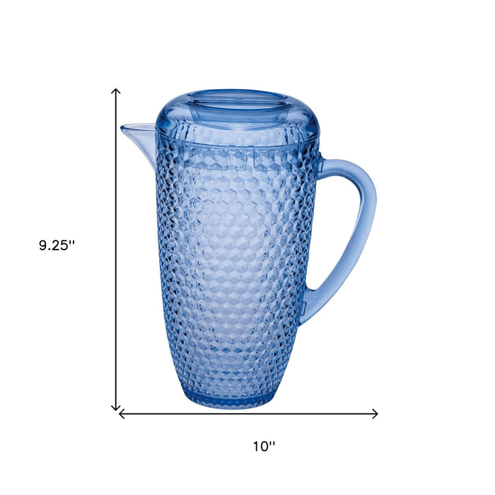 2.5 Quart Blue Diamond Acrylic Pitcher