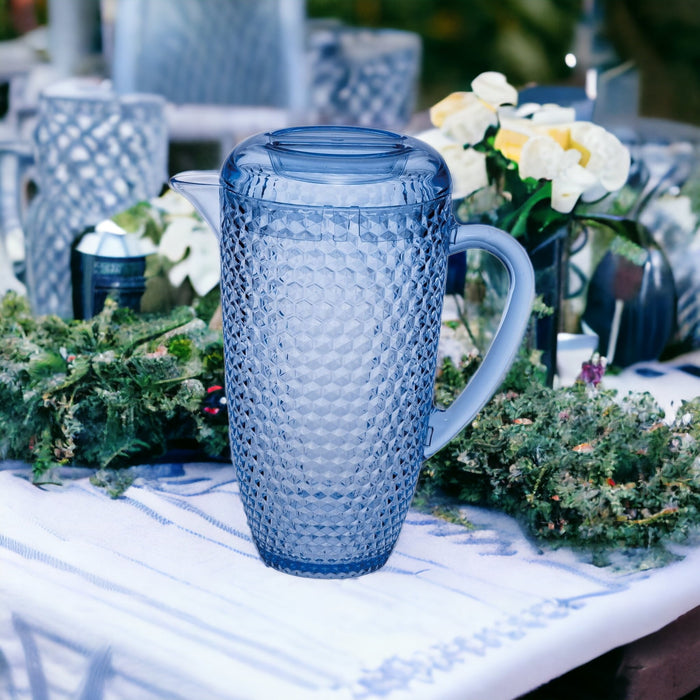 2.5 Quart Blue Diamond Acrylic Pitcher