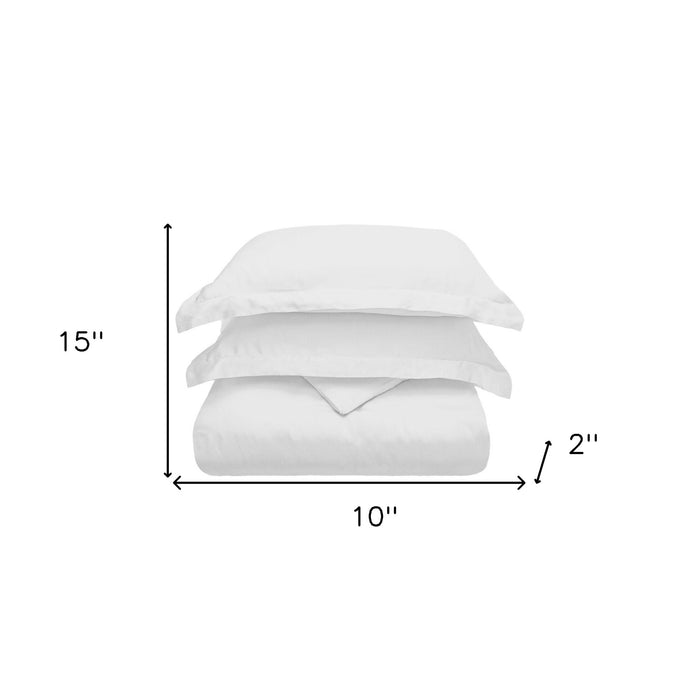 White King Cotton Blend 300 Thread Count Washable Duvet Cover Set