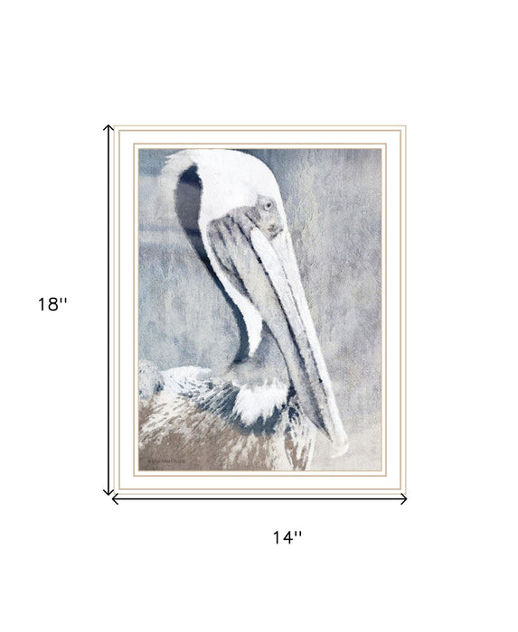 PELICAN Black Framed Print Wall Art