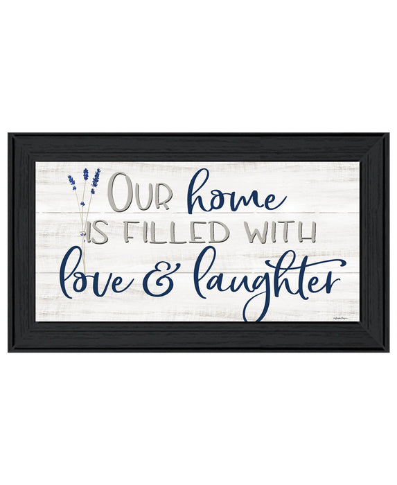 Our Home Black Framed Print Wall Art