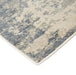 10' Light Gray and Blue Abstract Power Loom Runner Rug - herplace.store