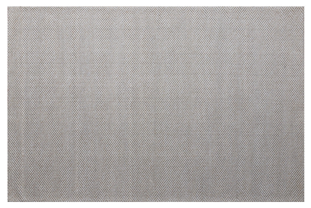 5' X 8' Beige Hand Woven Non Skid Area Rug