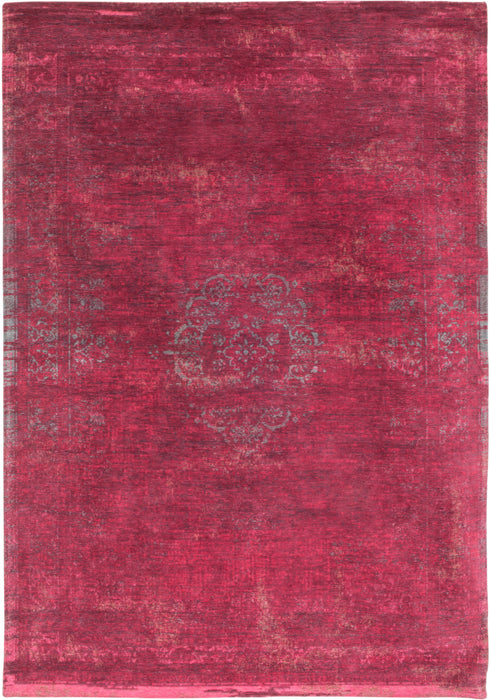 3' X 5' Gray and Pink Medallion Non Skid Area Rug