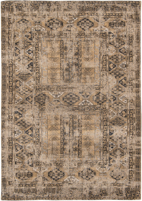 7' X 9' Brown Oriental Non Skid Area Rug