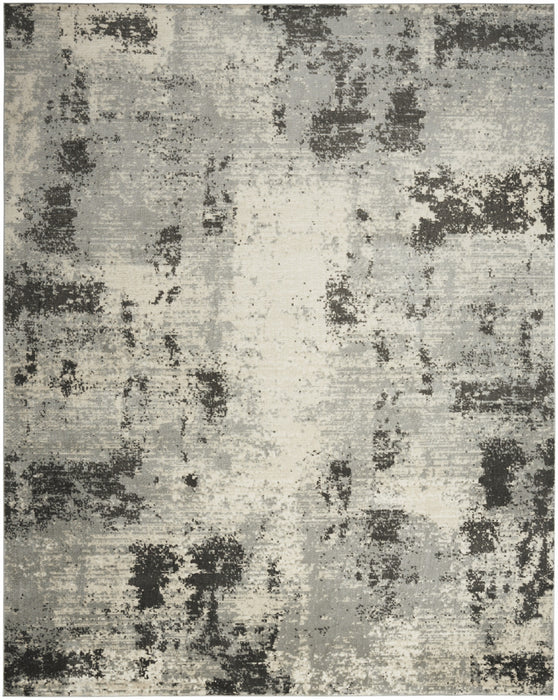 5' X 7' Cream Abstract Area Rug