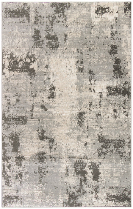 4' X 6' Cream Abstract Area Rug