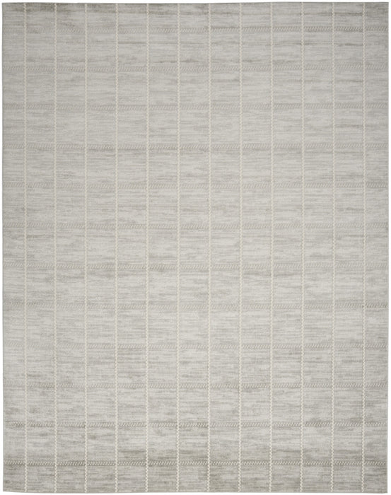 8' X 10' Gray Geometric Area Rug