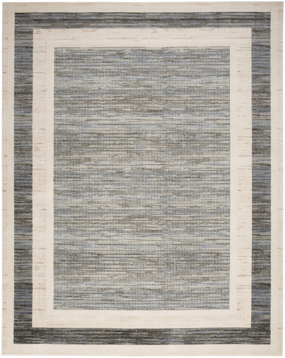 5' X 7' Gray Geometric Area Rug