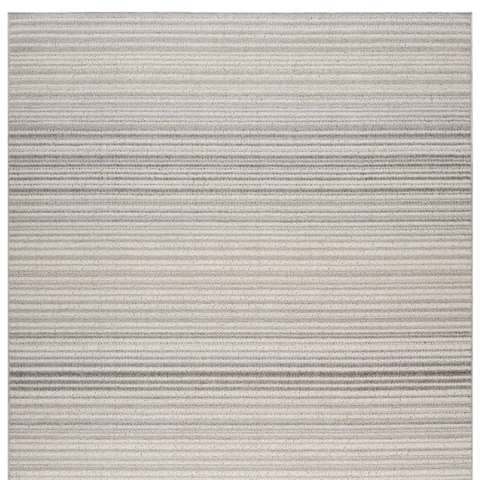 4' X 6' Gray and Ivory Abstract Area Rug