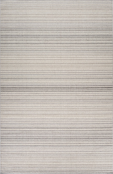 4' X 6' Gray and Ivory Abstract Area Rug