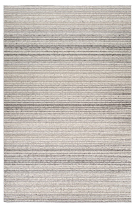 4' X 6' Gray and Ivory Abstract Area Rug