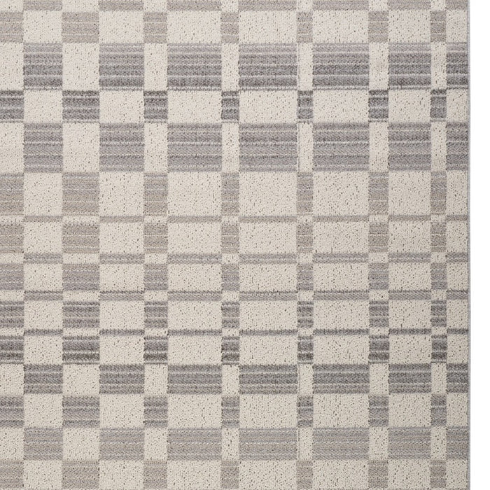 5' X 8' Gray and Beige Moroccan Distressed Area Rug