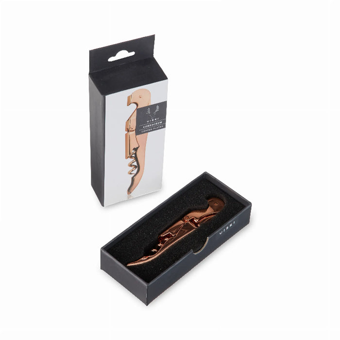 Copper Signature Double Hinged Corkscrew By Viski